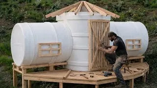 Thumbnail: Building a 2-Bedroom Home From 3 Water Tanks