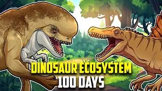 Thumbnail: I Simulated A Dinosaur Ecosystem For 100 Days......