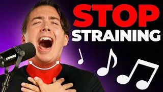 Thumbnail: Stop Straining on High Notes! (4 Exercises to Fix Them)
