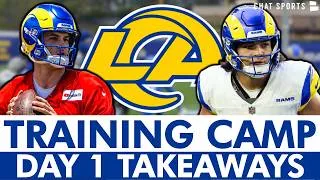 Thumbnail: 🚨WE’RE BACK! Rams Training Camp DAY 1 Recap Ft. Puka Nacua, Matthew Stafford, & Ty Simpson