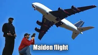 Thumbnail: Flying the world's biggest RC Airbus A380 for the first time with Tyler Perry