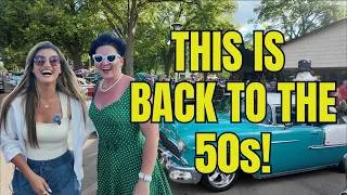 Thumbnail: CLASSIC CARS GIRLS AND GOOD TIMES BACK TO THE 50S CAR SHOW HOW TO ATTEND BIGGEST CLASSIC CAR EVENT