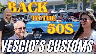 Thumbnail: BACK TO THE FIFTIES CAR SHOW WITH VESCIO'S CUSTOMS FT. GEORGE BARRIS IMPALA AND BLOWER PANEL TRUCK