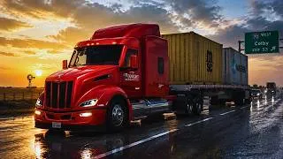Thumbnail: ATS 1.60 | Peterbilt 579 NG | Realistic Driving POV 4K | Wichita → Jefferson City