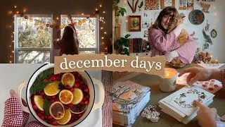 Thumbnail: A Cozy December Day in the Studio🌲💌✨ christmas crafting, winter snail mail & decorating the studio