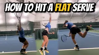 Thumbnail: THE BEST Flat Serve Progression Drill