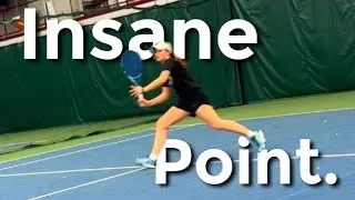 Thumbnail: Two College-Committed Tennis Players Play a Practice Set (Highlights)