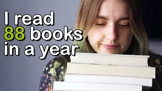 Thumbnail: How I read 88 books in a year - HOW TO READ MORE