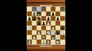 Thumbnail: Magnus Carlsen vs Alireza Firouzja • Division I ,2024.