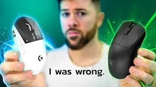 Thumbnail: I was wrong...Razer Viper V4 Pro vs Logitech Pro X2 SUPERSTRIKE