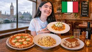 Thumbnail: Eating Italian Food for 24 Hours in London 🇮🇹 Food Tour