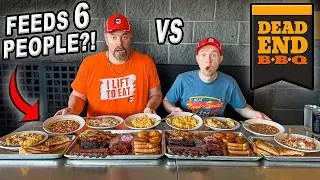 Thumbnail: Dead End BBQ's 112oz "Family Feast" Barbecue Challenge Feeds 4-6 Hungry People!!
