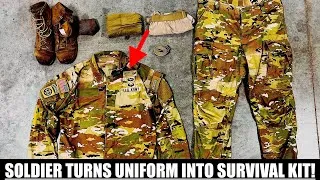 Thumbnail: Military Tricks! How Soldiers Turn Their Uniforms Into Battlefield Survival Kits!