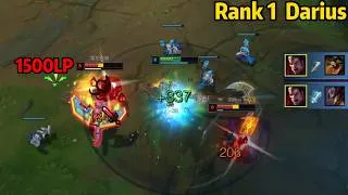 Thumbnail: Rank 1 Darius: Do NOT Try to Gank This Guy in the Early Game!