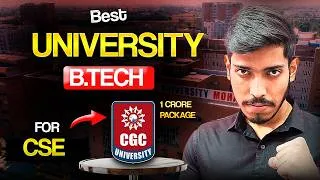 Thumbnail: CGC University Mohali B.Tech Review 2026 | Fees, Placements, Campus & Career