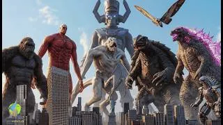 Thumbnail: ◀ Monster Size Comparison ▶ | The Real Size of Giant Monsters | 3D