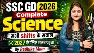Thumbnail: SSC GD Science 2026 | सभी Shifts के PYQ Questions | Complete Science | Radhika Mam