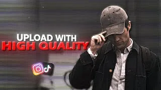 Thumbnail: STOP your edits from getting compressed on Tiktok, Instagram! | (2025 Best HandBrake Settings)