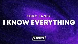 Thumbnail: Tory Lanez - I Know Everything (Lyrics)