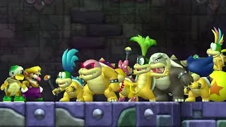 Thumbnail: Can Wario & Hammer Bro Beat All Koopalings At Once in New Super Mario Bros. Wii?