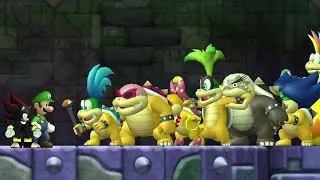 Thumbnail: Can Luigi & Shadow Beat All Koopalings At Once in New Super Mario Bros. Wii?