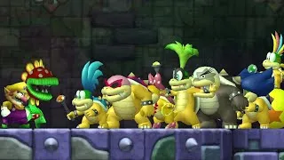 Thumbnail: Can Wario & Petey Piranha Beat All Koopalings At Once in New Super Mario Bros. Wii?