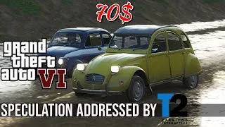 Thumbnail: GTA 6 speculation addressed by Take Two | gta 6 price ps5