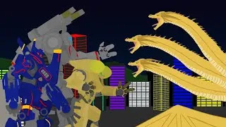 Thumbnail: King Ghidorah vs Jaegers | Monsterverse vs Pacific Rim (Hong Kong Battle)