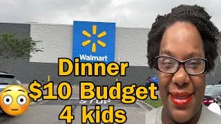 Thumbnail: FEEDING MY 4 KIDS DINNER WITH ONLY A $10 BUDGET😳👀👀