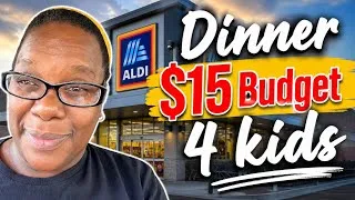 Thumbnail: FEEDING MY 4 KIDS DINNER WITH A $15 BUDGET😳👀👀