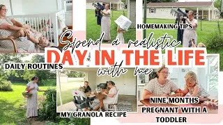 Thumbnail: Realistic Day In My Life | Mennonite Mom +Homemaker| Sim Pure Air Purifier Review