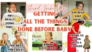 Thumbnail: Third Trimester Crazy Pregnant Woman Working| Cleaning, Canning | Mennonite Mom Life