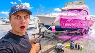 Thumbnail: First Wash in 20 Years - ABANDONED YACHT Left to Rot