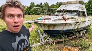 Thumbnail: We Found an ABANDONED YACHT - SAVE or SCRAP?!