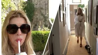 Thumbnail: This is midlife living at its summery best:  lunch in a walled garden & the perfect white dress