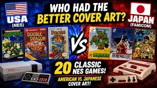 Thumbnail: Who Had the Better NES Cover Art? 🇺🇸 USA vs Japan 🇯🇵 | 20 Games