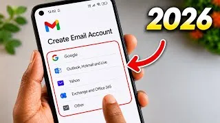 Thumbnail: How to Create a New Email Account in 2026 | Step-by-Step Guide