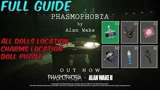 Thumbnail: FULL GUIDE | DOLLS and CHARMS Locations + DOLL PUZZLE | Alan Wake x Phasmophobia