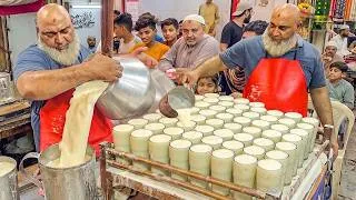 Thumbnail: MAWA RABDI LASSI | Old Chacha Making Massive 100+ Litre Rabri Lassi | Pakistani Street Food