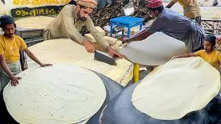 Thumbnail: Amazing Manda Roti Making Skills! Pakistan's Biggest Street Roll & Samosa Patti Production Factory