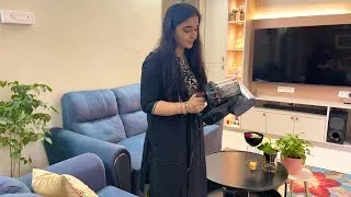 Thumbnail: Home Cleaning 🧹 with New Vacuum Cleaner 👩🏻‍🍳 Cooking Veg Lasagne🍝 & Arbi Patte Ke Pakode 🌿 | Vlog |