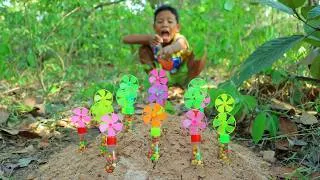 Thumbnail: survival skills: SMART ideas and USEFUL In Forest With Single mom #outdoors #survival #camping