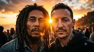 Thumbnail: Bob Marley & Linkin Park (Chester Bennington) - Fearbound 🖤 Best Reggae Nu-Metal Fusion Mix 2026