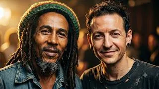 Thumbnail: Bob Marley & Linkin Park (Chester Bennington) - Peaceline 🖤 Best Reggae Nu-Metal Fusion Mix 2026