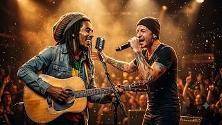 Thumbnail: Bob Marley & Linkin Park (Chester Bennington) - Dreamfire 🖤 Best Reggae Nu-Metal Fusion Mix 2026