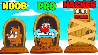 Thumbnail: NOOB vs PRO vs HACKER | In Do Not Disturb | With Oggy And Jack | Rock Indian Gamer |