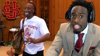 Thumbnail: Kai Cenat caught me sneaking into Streamer U