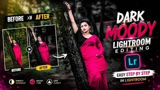 Thumbnail: Lightroom Mobile Dark Moody Photo Editing 🔥 | Cinematic Color Grading Tutorial