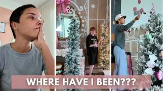 Thumbnail: I'M BACK! Let's Decorate for Christmas 2025! | Raven Elyse Vlogs