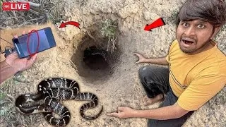 Thumbnail: 😱First Time Real Snake 🐍 Dekh Liya Camera Mein ! 
